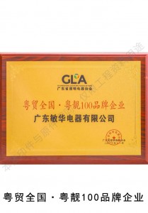 粤贸全国·粵靓100品牌企业