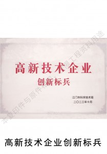 高新技术企业创新标兵